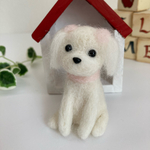 わたしのマルチーズちゃん【羊毛フェルト】