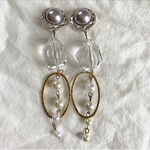再販！！パールチェーンピアス