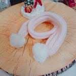 うさぎ☆あったかうさマフラー☆ミルクピンク☆