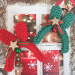 うさぎ☆クリスマスうさみみカチューシャ★レッド★