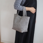 帆布のトートバッグ　ジャズネップ生地