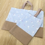 flo様値下げ女の子ライラック星屑のツートンレッスンバック&上履き入れセット