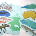 魚のメッセージレター<珊瑚礁の魚たち2>