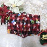 クリスマス☆子供用立体ガーゼマスク♪