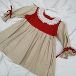 刺繍の入ったお洒落ワンピース
