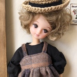 リカちゃん服＊ふんわりお袖ブラウス・ブラック