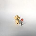 ダックス と お花