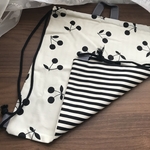 【3L】巾着袋3Lサイズ ナップ型　お着替え袋 体操服袋