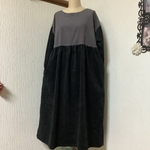 シャツコール　切り替えワンピース💕