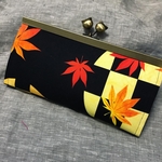 紅葉の長財布