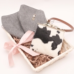 【Xmas❅*°coffret】ふんわり小顔見えマスク2枚＆選べるがま口マスクケース(マスクチャーム付き)【クリスマスコフレ】