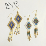 ビーズピアス⁂フリンジ