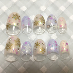 雪の結晶ネイル②