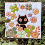 スペインタイル　ねこさん