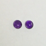 🔮💎小さいアメジストのラウンドのピアス