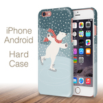 送料無料☆【iPhone・Androidスマートフォンケース】スケートが好きなくまさん！ハードケース