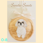 【送料無料】O-8🐾通年使えるワンちゃんオーナメント/シーズー