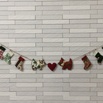 ★仲良しテリアちゃんのクリスマスガーランド★