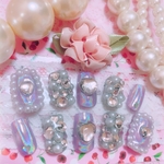 現品セール♡ゆめかわ♡ユニコーンネイルチップ