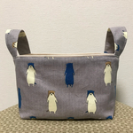 布バスケット　ハンドメイド