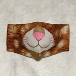 立体マスク　子供用　キッズ　猫　茶トラ　アニマル　なりきり