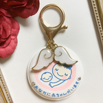 天使の羽のマタニティキーホルダーʚ♡ɞ
