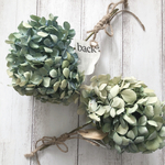 アンティーク紫陽花枝付き2本セット