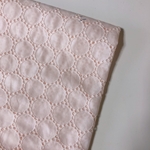 刺繍生地　薄いピンク