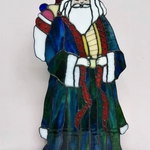 【依頼品】R子＊様　牧師サンタクロースクリスマスステンドグラス