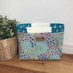 【M様オーダー品】バッグインバッグ～ナチュラルフラワー ブルー～ 