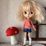 カットソー&デニムスカート　ブライスサイズ