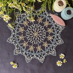 タティングレース パターン（編み図）「デイジーのドイリー」