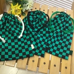 ⭐️本日のお買い得⭐️【再7】コップ袋❤️24×17ひも2本お洒落タブ付き巾着⭐️男の子女の子