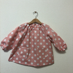 スモック☆ドット柄☆入園グッズ☆size100