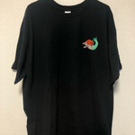 ビーズマーメイド黒ビッグTシャツ