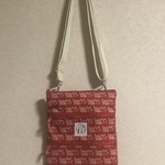 【y様オーダー品】ume＊mew 3段ファスナーポシェット（しましまネコ）【再販なし】