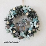 クリスマスリース（トナカイ）