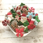 [2023年クリスマスご予約は12/15まで！］【アイシングクッキー】選べる！クリスマスアイシングクッキー3枚セット