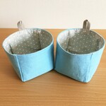 リネンの小物入れ