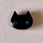 マスクのピアス(黒ネコ)