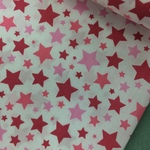 【送料無料】110×50★TCブロード★星★赤★