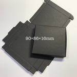 再入荷！ギフトボックス*90×86×16mmブラック*クリスマスギフトに♪プチプレゼントに。15枚set