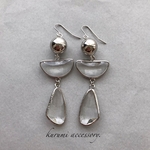 シルバークリア▸▹ピアス＆イヤリング