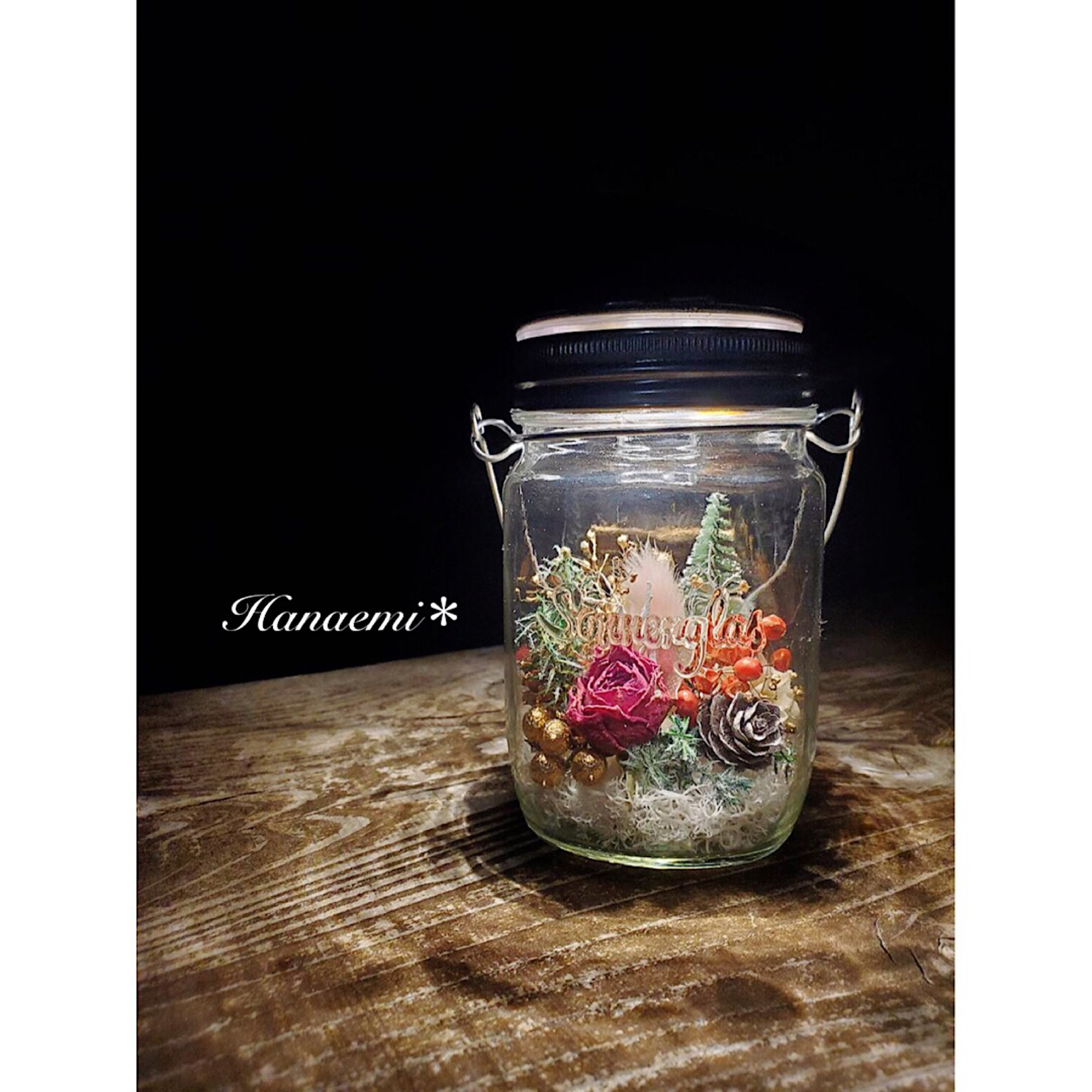 ハートドロップス「Heart Drops メイソンジャー S」 ハートドロップス「Heart Drops メイソンジャー S」 ハート