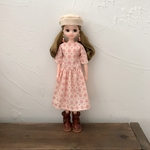 リカちゃん服　カントリーなワンピースのコーデ
