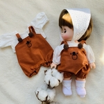 くまサロペット&トップス☺︎メルちゃん ソランちゃん レミンちゃん 服