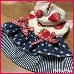 犬服　ワンピ　ストロベリー♡