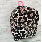 専用です☆NEW Sサイズ☆北欧風黒いお花柄キッズリュック☆ベビーリュック☆ピンク系