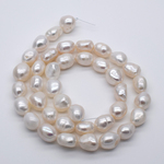 特別SALE 連 40cm 淡水パール バロック ボタン ミックス 連 9~12mm