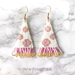 ❗️【SALE】Polka dots pierce earring （pink）